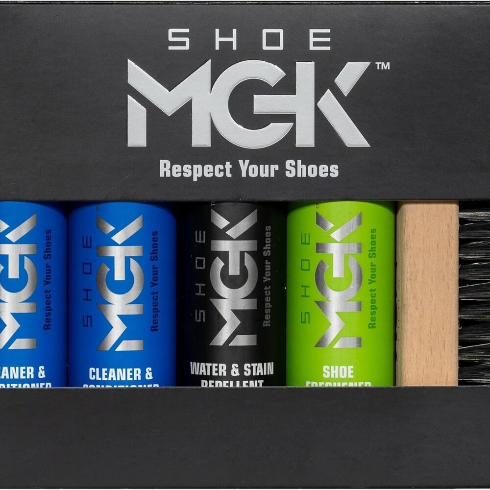 MGK Complete Kit: Shoe Cleaner, Care, Water & Stain Protection - Revitalize, Shi